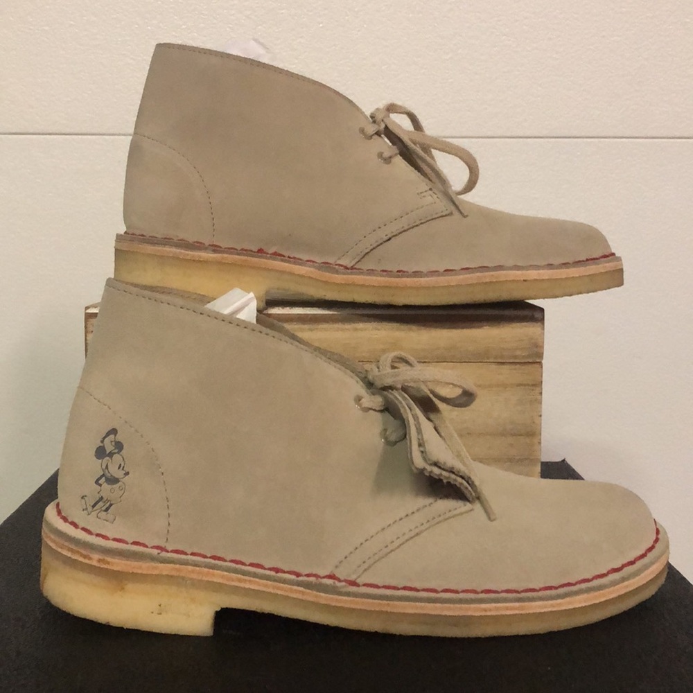 Limited Edition Clarks Originals / Disney/Mickey Mouse collaboration desert boot